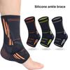 1 PC Compression Sports Ankle Ankle Support Padded Protect Heel Brace Silicone Basketball Football Ankle