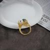 Baroque Pearl Ring for Women: Versatile High-End French Fashion