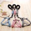 Dog Harness 1.2M Leash Set for Small Dogs Adjustable Puppy Cat Harness Vest Poodle Chihuahua Pug Outdoor Walking Pet Leash