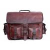Leather Bag Goat Vintage Brown Genuine Laptop New Messenger Men's Men Travel New