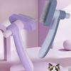 Massage Function Dog Hair Comb Double Row Self Cleaning Dog Brush Durable Pet Comb  Cats