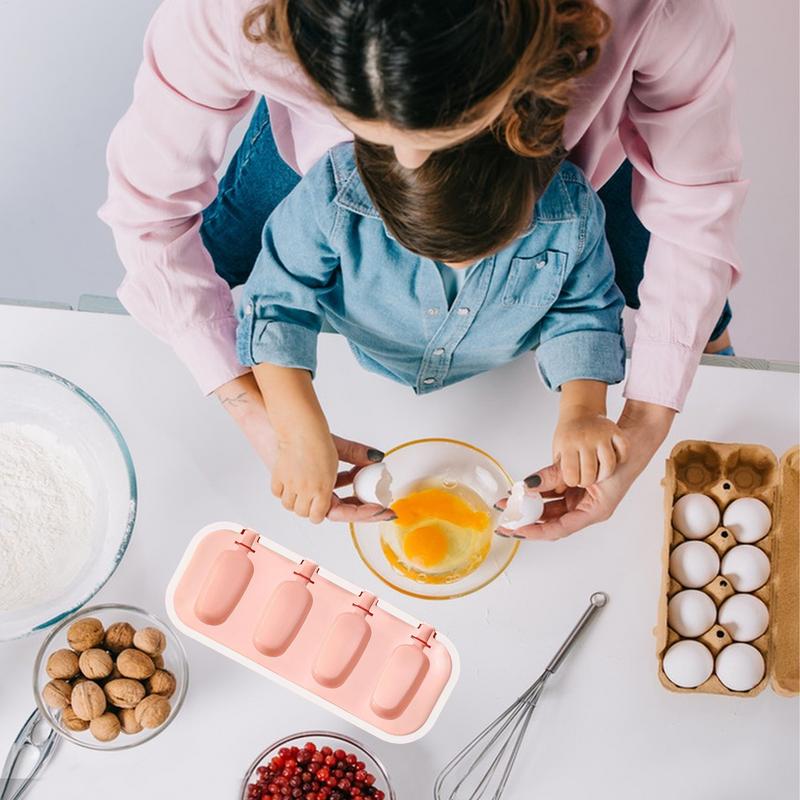 Ice Popsicle Molds Silicone Ice Popsicle Maker Easy Release Popsicle Mould Food Grade Ice Pop Molds For Pudding Smoothie Ice