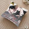 Manga Roses And C-champagne Pillow Case Fashion Square Pillowcase Bedroom Sofa Room Ins Decoration Leisure