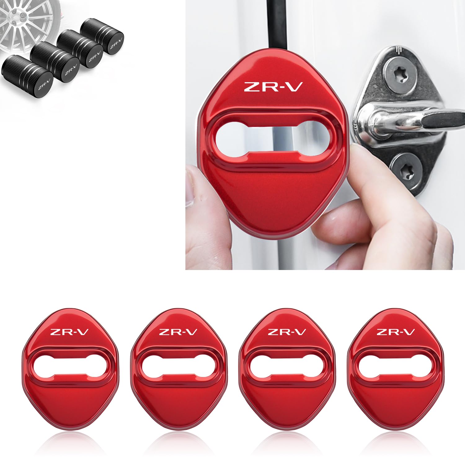 

Подходит для аксессуаров Honda Накладка на дверной фиксатор ZRV Автомобильный специальный дизайн Новый ZR V Индивидуальный интерьер Накладка на дверной замок Премиальная зеркальная нержавеющая сталь