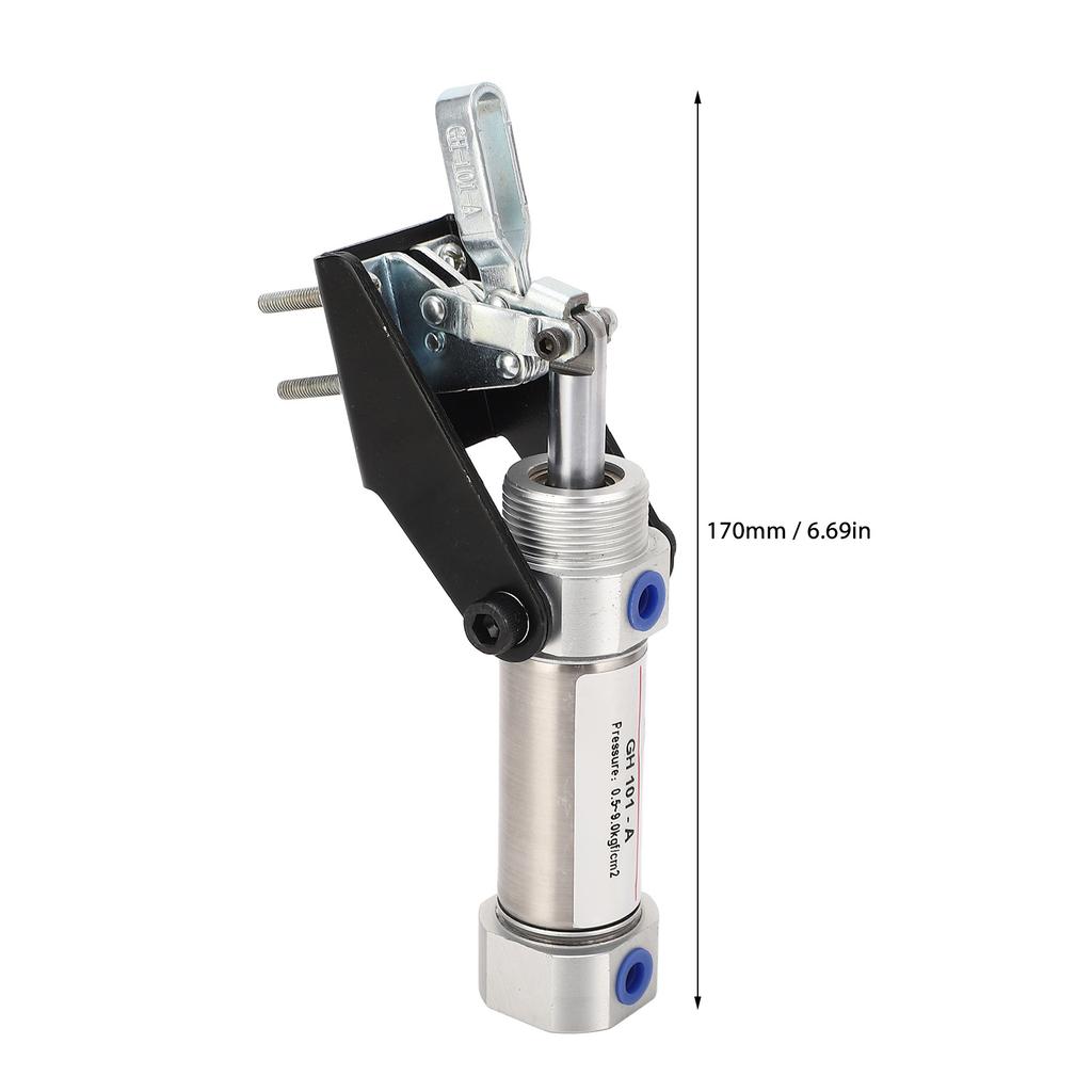 Pneumatische Klemme Niederhalter 50kg Spannkraft Schnellbefestigung Professionell für Luftzylinder