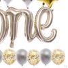 Aluminum Latex Balloons Set 1st Birthday