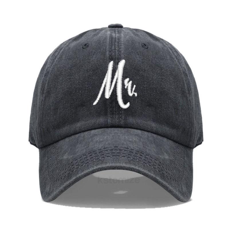 Passender Herr. & Frau. Baseballkappe Herren Damen Baumwolle Stickerei Sport Golfkappen Brautgeschenk Frischvermählte Flitterwochen Hochzeitsgeschenk