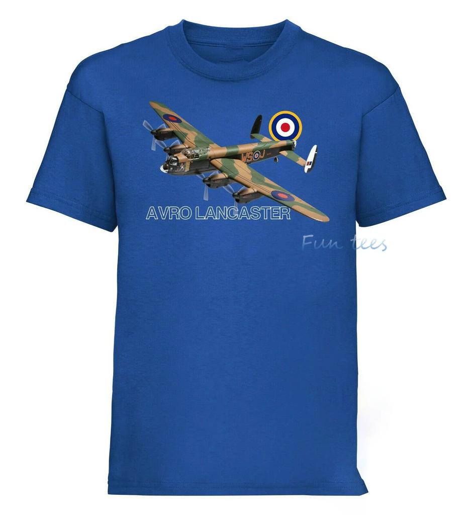 WW2 Flygplan T-shirt WW2 Andra Världskriget Slaget om Storbritannien Sommar Bomull Kort Ärm O-Hals Herr Dam T-shirt för Militärfan