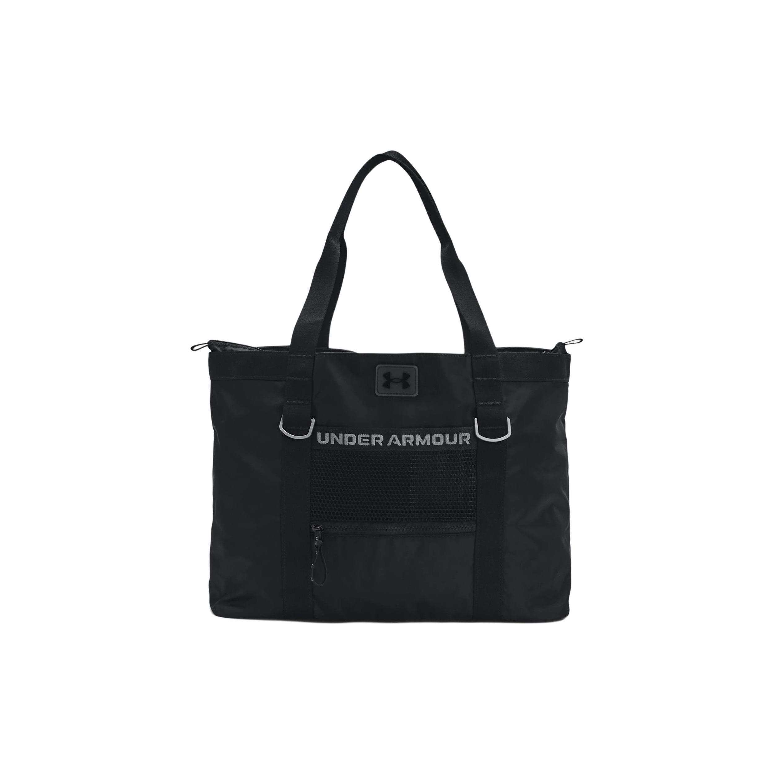 

New Under Armour Nylon Tote Bag Shopping Bag Shoulder Bag Handbag Regular Women s Black 1381907-001 40.9*17.8*31.8CM