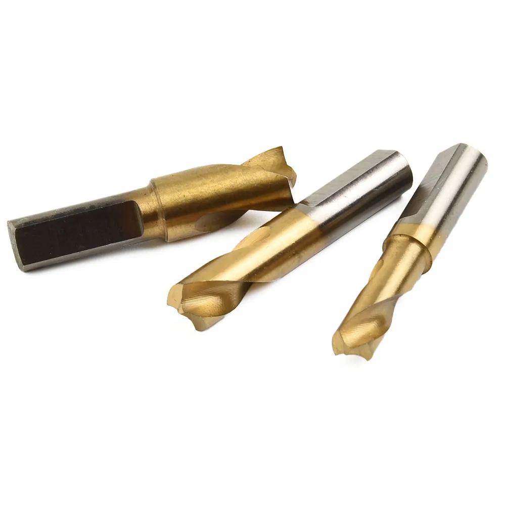 Welding Drill Bit Spot Weld Cutter 1pc HSS with Flat Shaft and Centering Nib for Stable and Accurate Drilling Performance