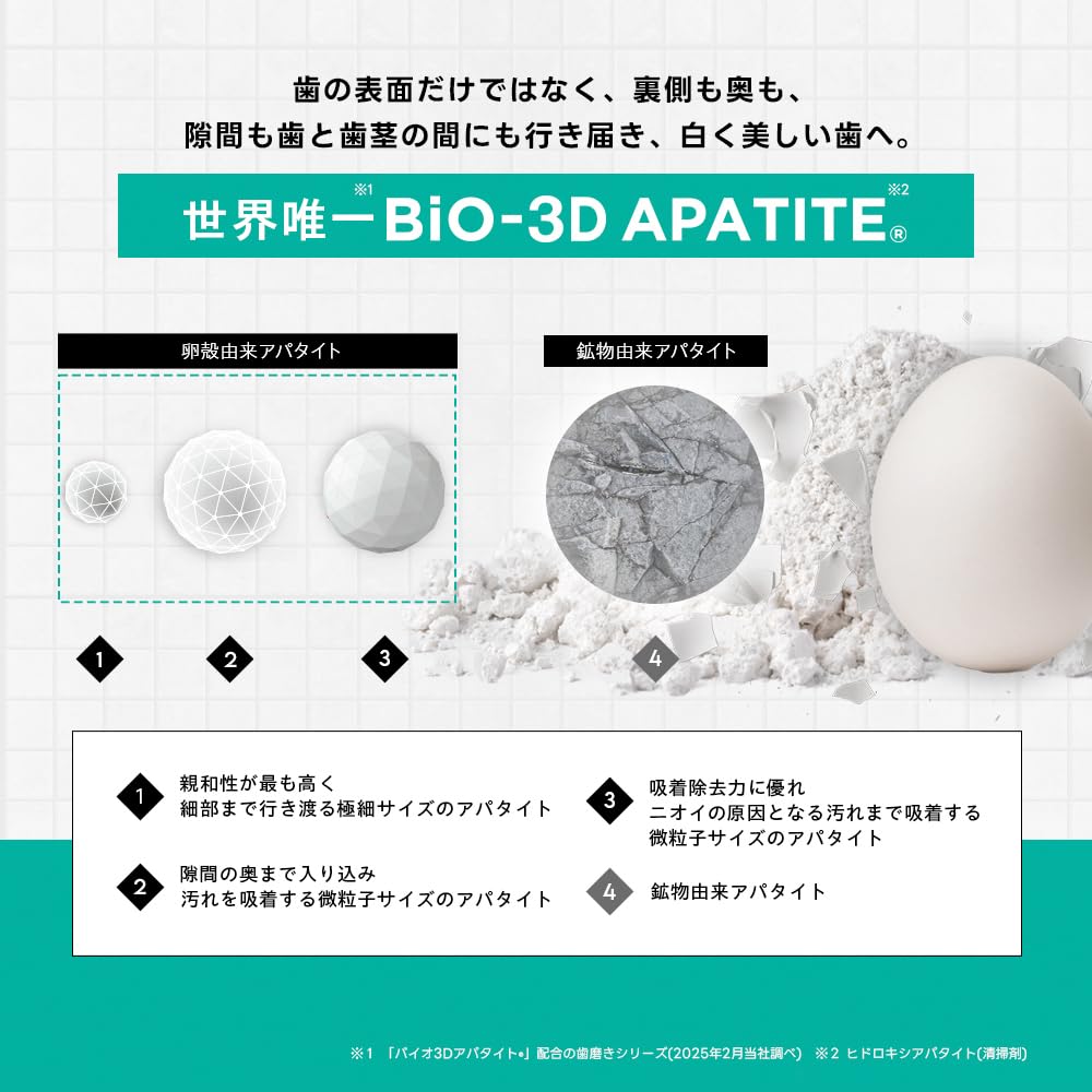 Dr.Oral 3D Tone-Up Powder Toothpaste Bio 3D Apatite 25g Prime Mint