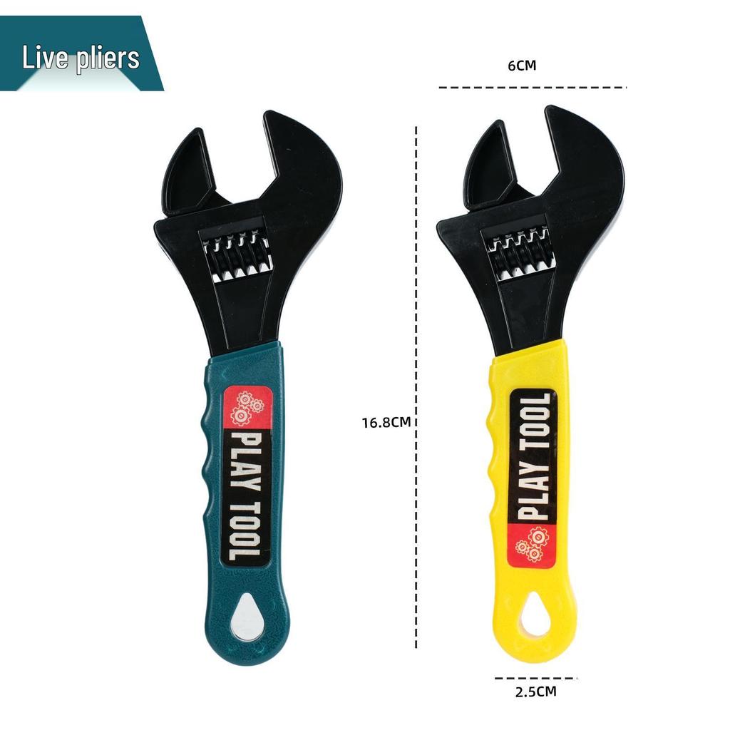 Children's Pretend Play Tool Set with Electric Drill & Screwdriver