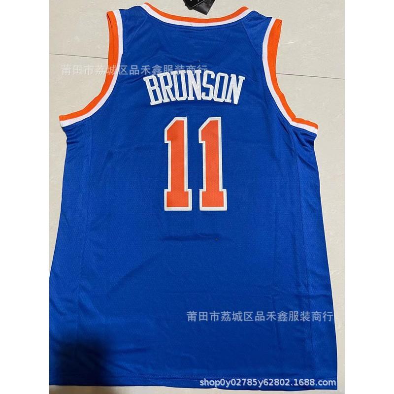 Mens Basketball Jersey New York Knicks Brunson 11 City Edition Embroidered Fan Wear Cotton Sportswear