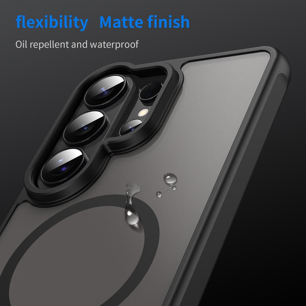 for Magsafe Magnetic Case for Samsung S26 S25 Edge S24 FE Plus Ultra A57 A37 A17 A07 A55 A35 A56 A36 A26 Matte Translucent Cover