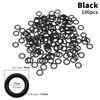 100 Pezzi O-Ring Bianchi Rossi Neri in Silicone Ammortizzatore per Switch Tastiera Ammortizzatore Per Switch Mx e O-Ring Meccanici per Tastiera