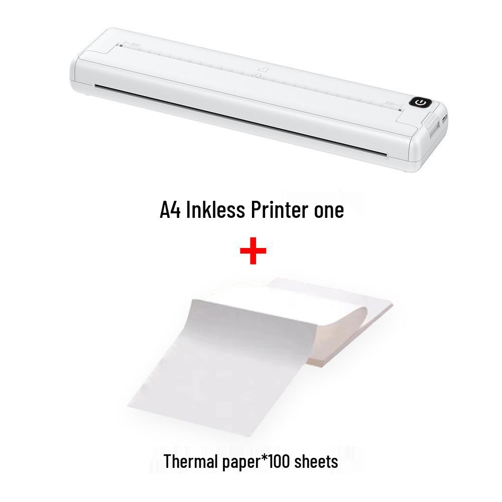 A4 Portable Inkless Thermal Printer for Home and Test Papers