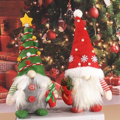1pc Plush Gnome Dwarf Faceless Doll Decoração de Natal Feliz para casa 2024 Enfeite de Natal Natal Navidad Natal Ano Novo Presentes
