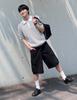STENDS [M~4Xl] Cargo Pocket Bermuda Denim Pants_Black