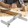 3pcs Stainless Steel Woodworking Center Finder Wood Center Finding Marker Silver Centering Tool Center Line Scriber Woodworking