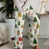 Pajama Pants , Sleepwear , Casual Drawstring Elastic Waist Pants , Comfortable Straight-leg Loose Pants