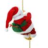 Cartoon Electric Santa Climbing Rope Ladder Toy Fashion Festival Party Decoration For Chirstmas Party