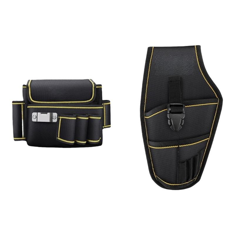Multipurpose Oxford Fabric Tool Belt Bag Waist Pack Organizer Belt Pouch for Workshop Tasks and Everyday Tool Storage