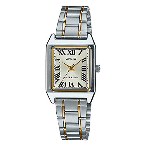 

CASIO Standard Women s LTP-V007SG-9B Watch for Kids and Girls, Analog, Silver and Gold, Combination, Overseas Model [Parallel Import]