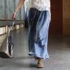 Korean Autumn Fashion Womens Loose Denim Wide Pants Ladies Casual Oversized Jeans Classic Vintage Trousers