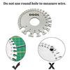 Stainless Steel Metal American Wire Gauge Round Cable Gage Standard Thickness