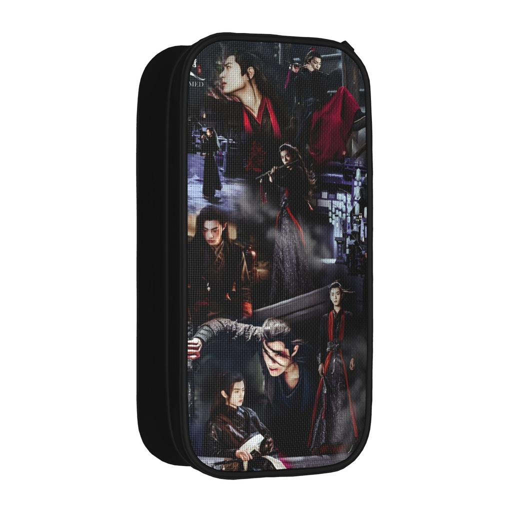 WangXian The Untamed Pencil Cases Fun Lan Wangji Wei Wuxian Pen Holder Bags Girl Boy Big Capacity Office Pencilcases Stationery
