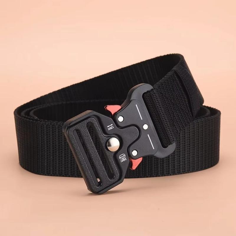 6Colors Men's Belt Outdoor Multi Function Belt High Quality Canvas for Nylon Male Luxury Belts Women's Sports Jeans Belt Neutral Belts