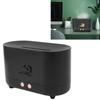 Simulation Aromatherapy Machine Black 225ml 35DB USB Flame Air Diffuser For Coffee Shop Home