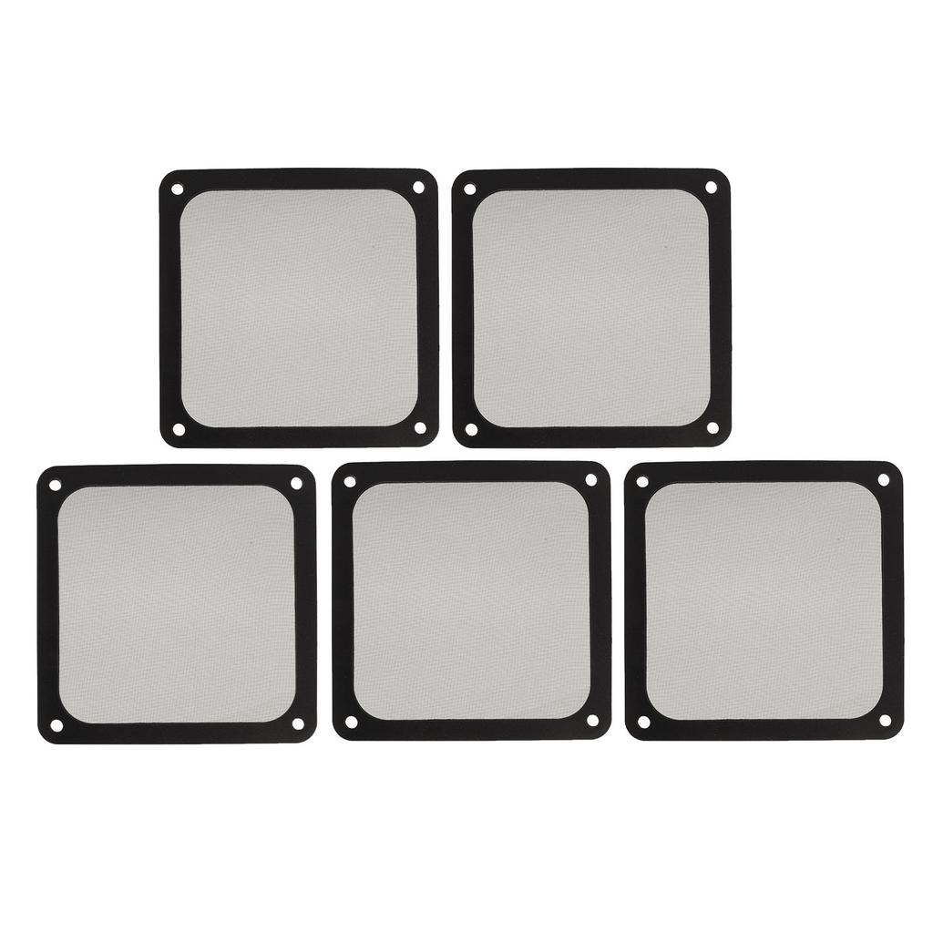 5PCS 120mm Fan Dust Filter Heat Dissipation Soft Magnetic Nylon Frame Computer PC Fan Dust Mesh Filter for PC Case