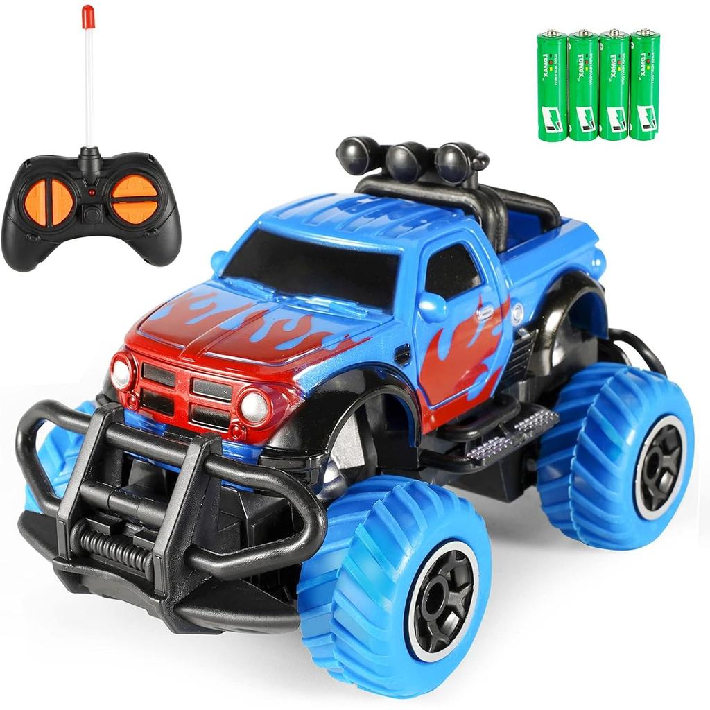 Remote Control Cars for Kids, RC Car Toys for 3-8 Years Old Boys & Girls, Off Road Vehicle Racing Car, Blue