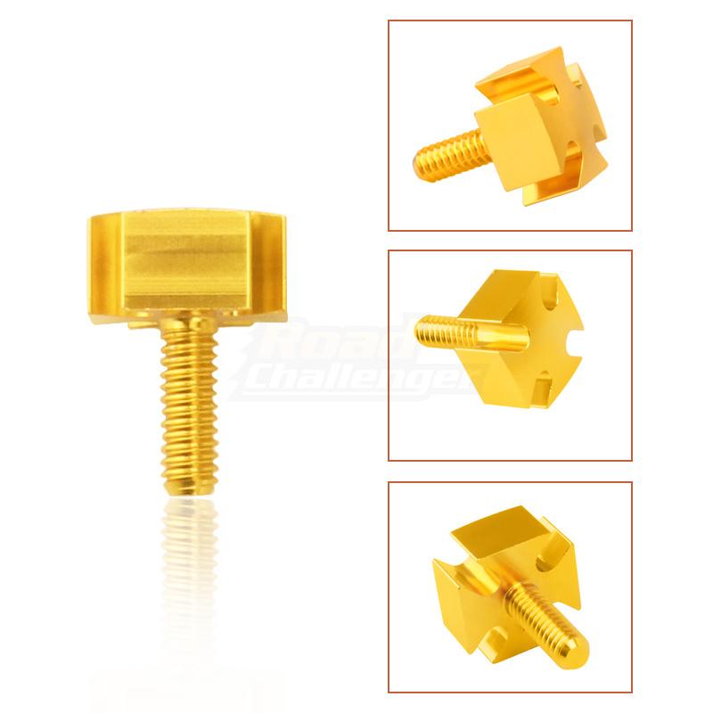 Decorative Cover Screw Black /Gold /Silver For Harley Retro Refit Universal Screw Back Seat Motorcycle Accessories Cushion Screw