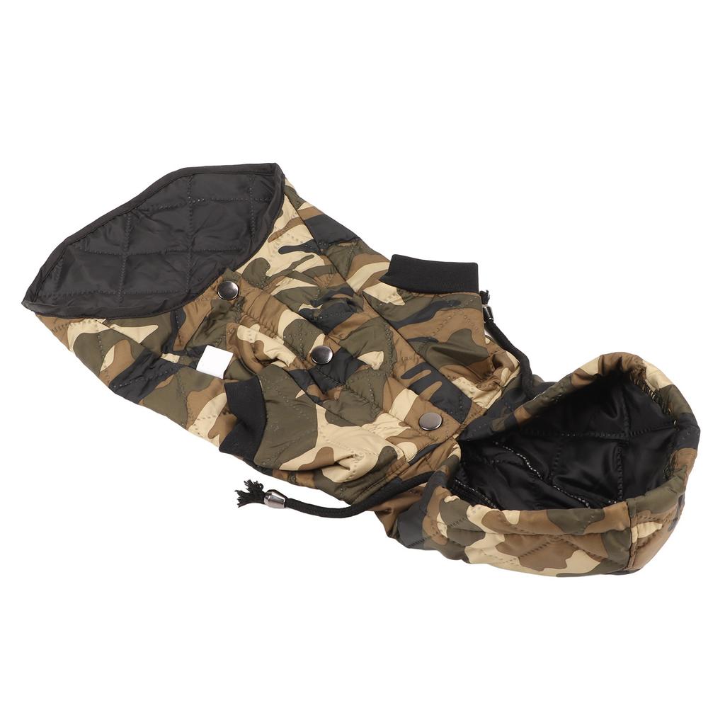 Dog Warm Coat 2 Legged Soft Skin Friendly Hooded Puppy Jacket Clothes for Autumn Winter