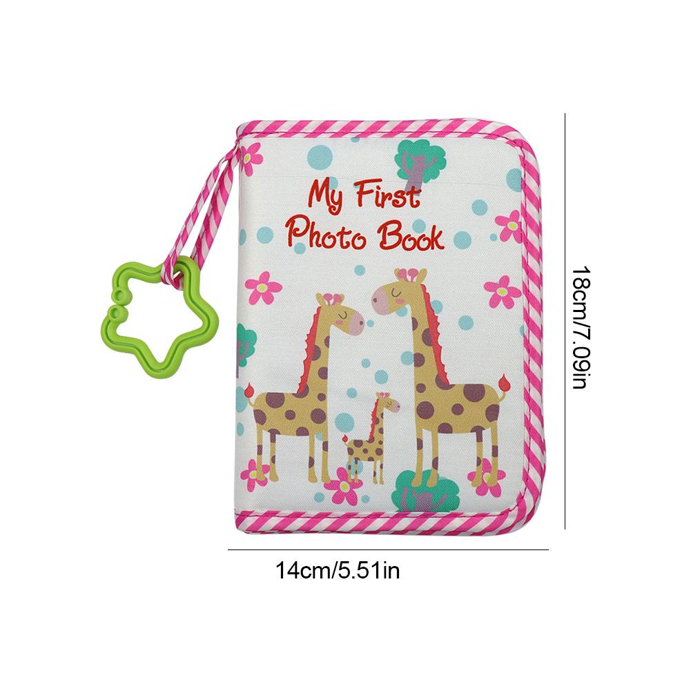Baby Photo Album Soft Cloth Infant Photo Book Baby Memory Book Photo Collector for Family Newborns Shower Party Favors