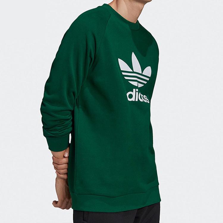 Adidas Originals Trefoil Crew Sweatshirt Herren Tops Grün GJ8296