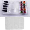 25pcs Disposable Tattoo Ink Pigment Tray Stand Tattoo Needle Head Holder Container