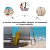 2 Pcs Sun Umbrella Plug Base Stands Pole Holders Beach Anchor Steel Sand Stakes Fixators