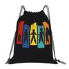 Custom DBZ Dragons Goku Ball Drawstring Bags for Shopping Yoga Backpacks Men Women Warrior Sports Gym Sackpack