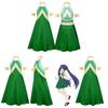 Fairy Tail Wendy Marvell Cosplay Costume For Anime Role Play With Spandex Material For Women