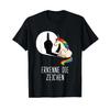 Funny Unicorn Erkenne Die Zeichen T Shirt Slightly Homme Unisex Soft Top For Everyday Wear Sty