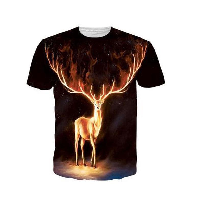 New Fashion Cotton Womens And Mens T-shirts 3d Printed Summer Short-sleeves For Ultimate Comfort