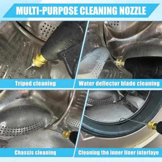 High Pressure Washer Nozzle Kit Quick-Connect System High-Pressure Extension Wand Pressure Washer Accessory Kit