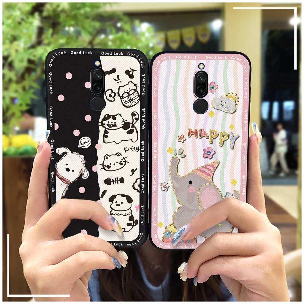 Waterproof Fashion Design Phone Case For Xiaomi Redmi 8 Cute Shockproof Protective Back Cover Phone Pouch Full Wrap TPU