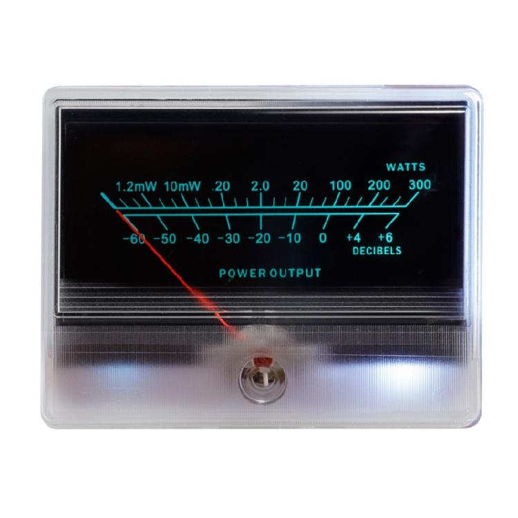 High Precision DB VU Meter Power Discharge Mechanical Flat Meter with Backlights