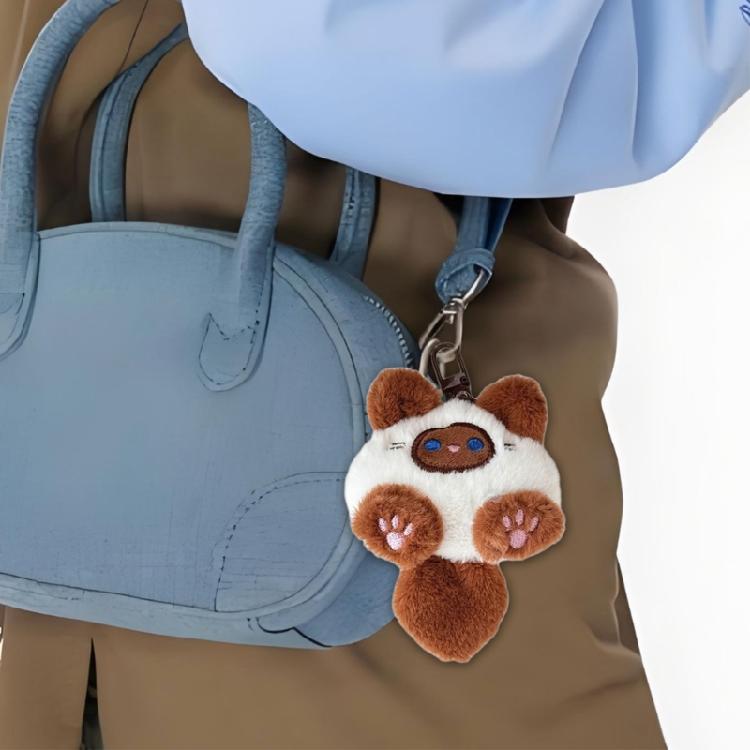 Cuddly Cat Plush Keychain Plush Cartoon Animal Ornament For Teens Girls Backpack Jewelry Decoration