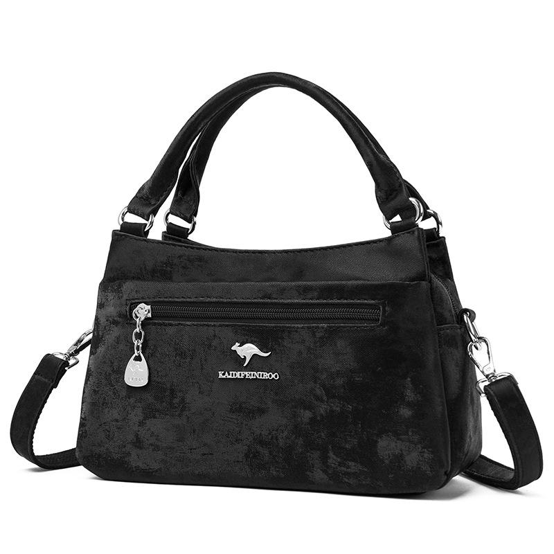 

Сумка женская сумка сумка через плечо женская сумка для мам среднего возраста маленькая квадратная сумка чёрный