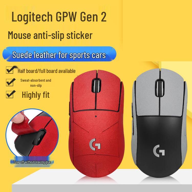 Logitech G Pro Wireless GPW2 Gen 2 Anti-Slip Suede Volledige Dekking Zweetbestendige Muis Sticker